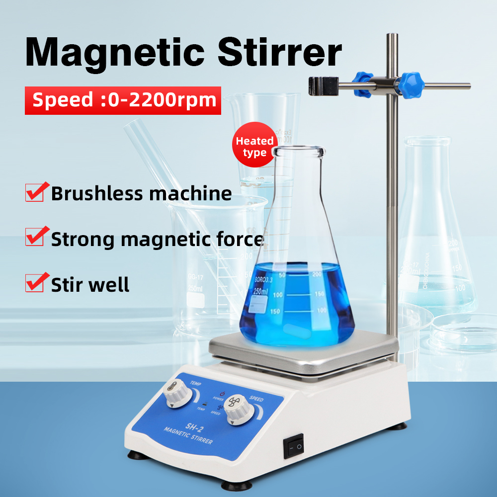 Lab Magnetic Stirrer Hot Plate - Mezclador agitador magnético de calefacción, máquina