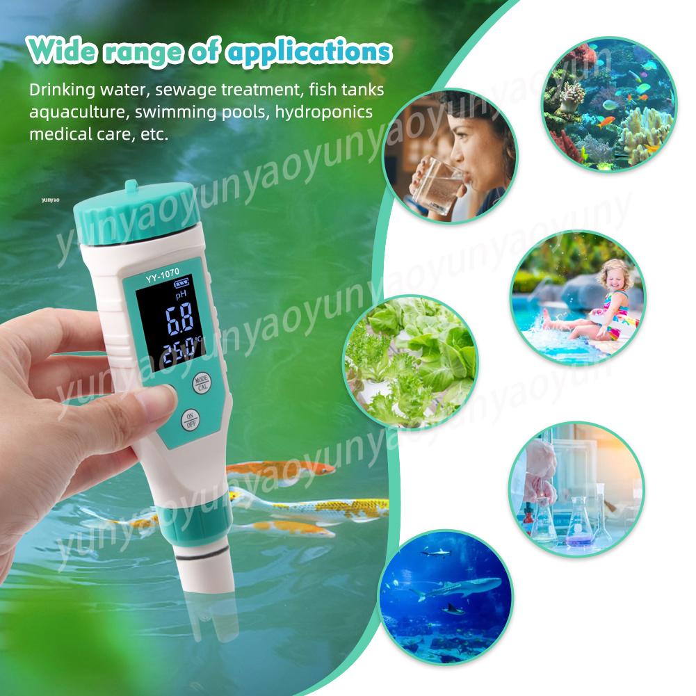Ph Meter Digital Water Tester - Medidor de Calidad del Agua Digital