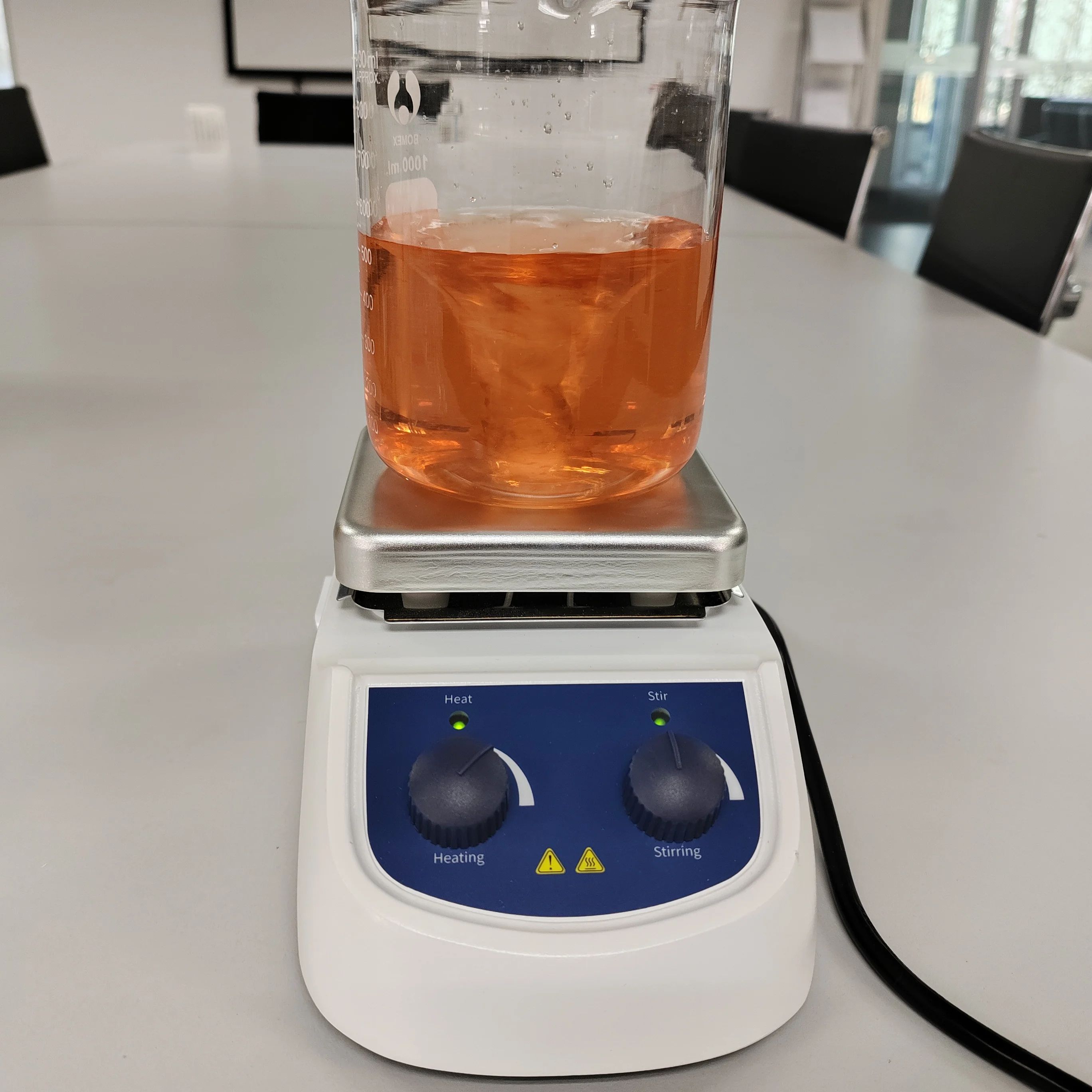 Lab Magnetic Stirrer Hot Plate - MS4-H380-E 5L Mezclador Magnético con Placa