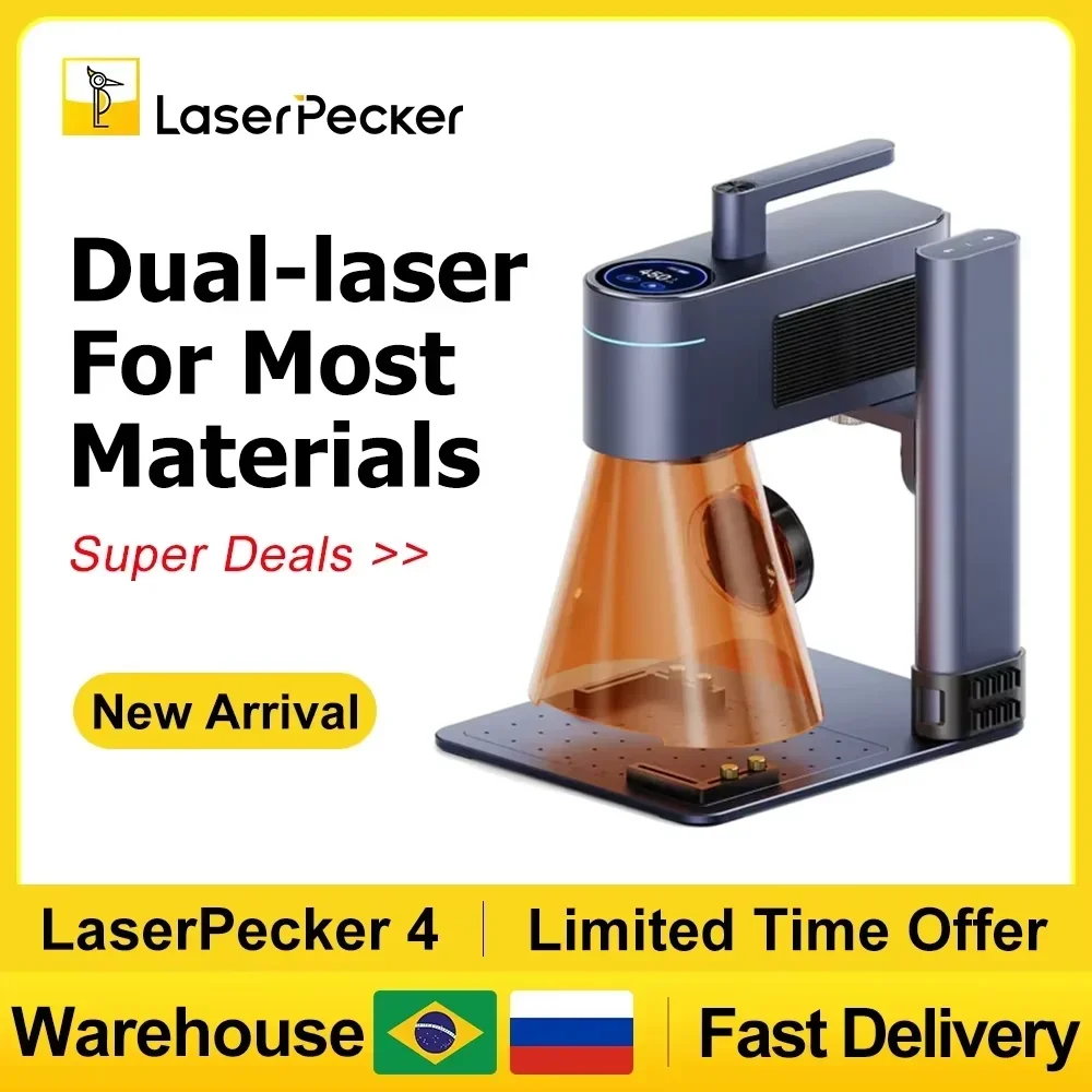 Fiber Laser Marking Machine 30W - LASERPECKER 4 LP4 Máquina de grabado