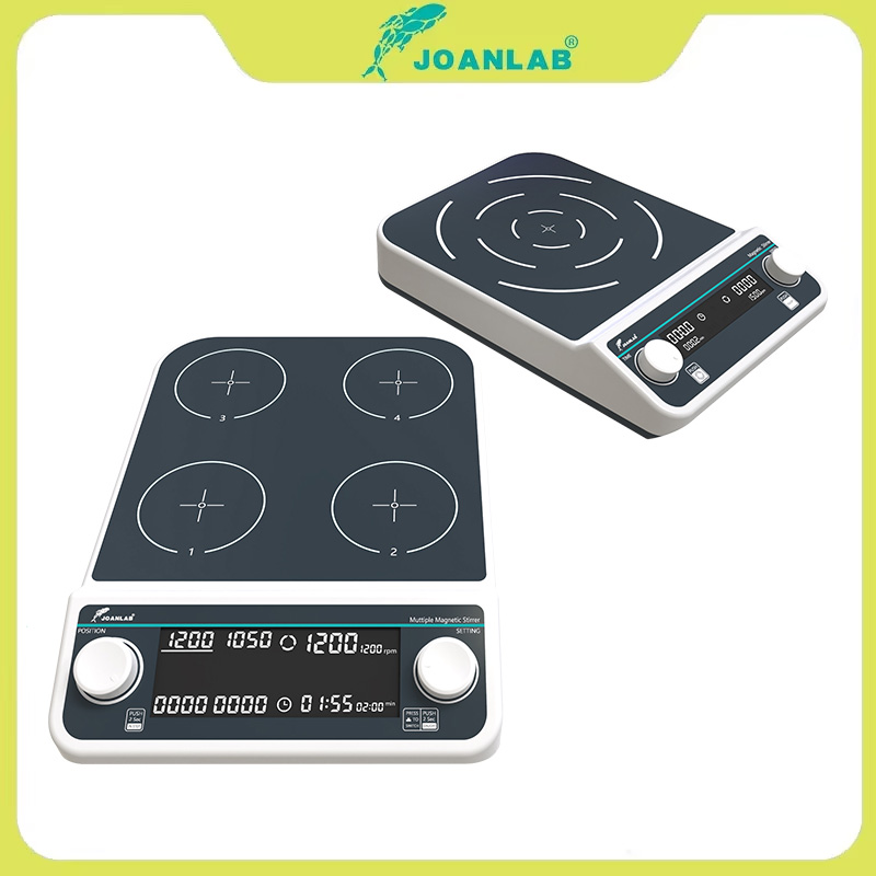 Lab Magnetic Stirrer Hot Plate - Agitador magnético múltiple de cuatro estaciones