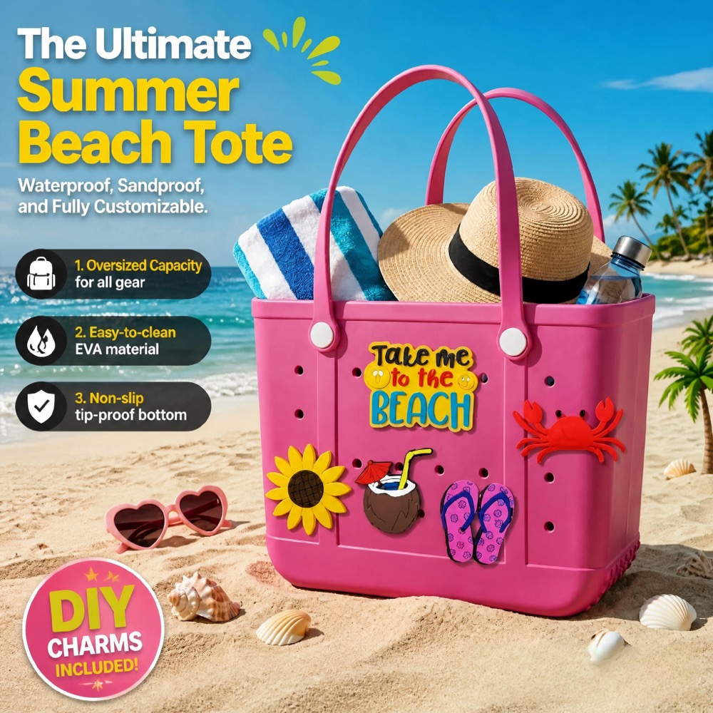 Packaging - Bolso de playa de goma de