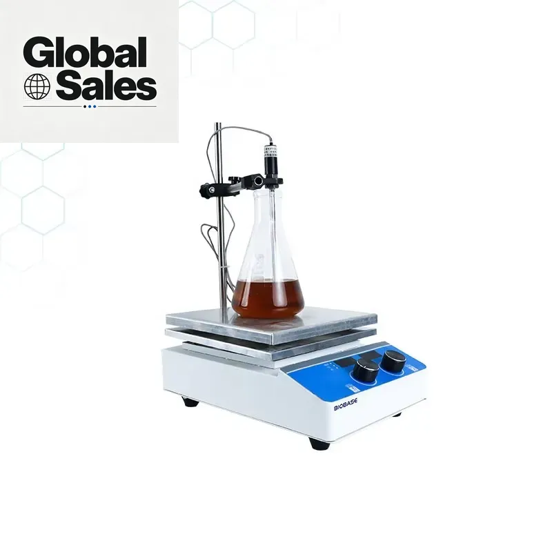 Lab Magnetic Stirrer Hot Plate - Placa Calefactora Magnética Digital LED para