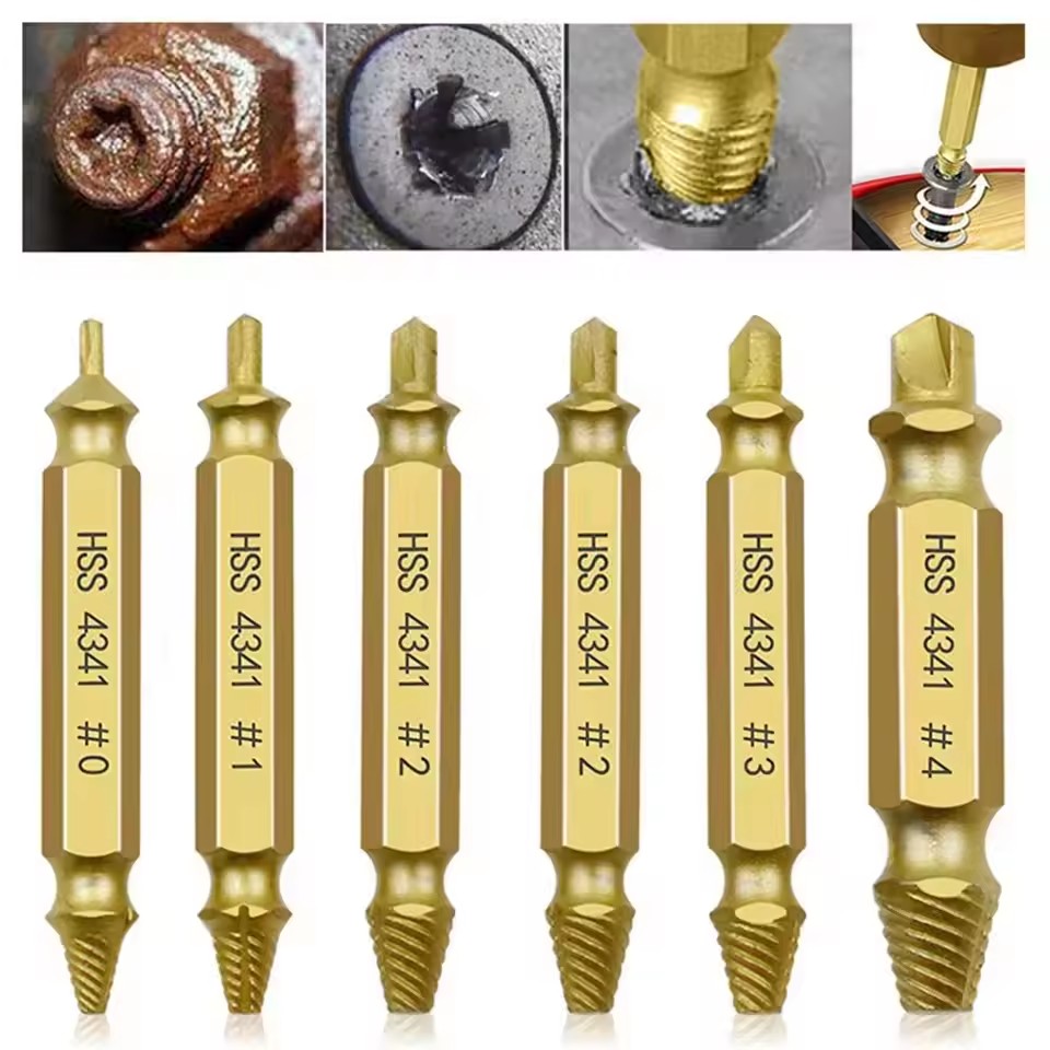 Industrial Tools - Juego de brocas extractoras de tornillos