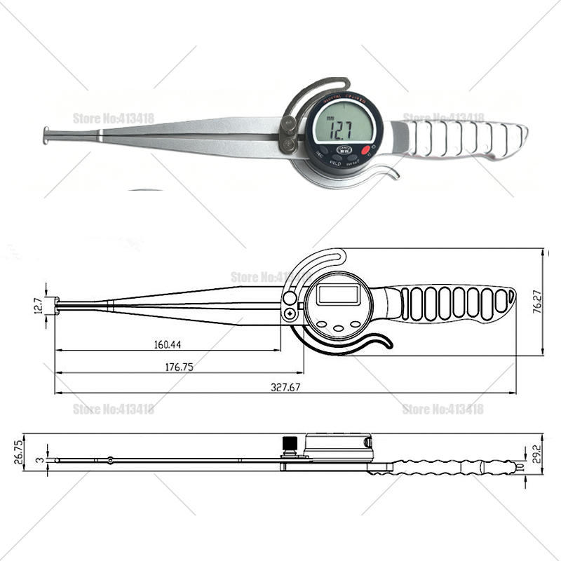 Calibrador digital externo de  - Digital Caliper 150Mm Stainless Steel reseña y precio