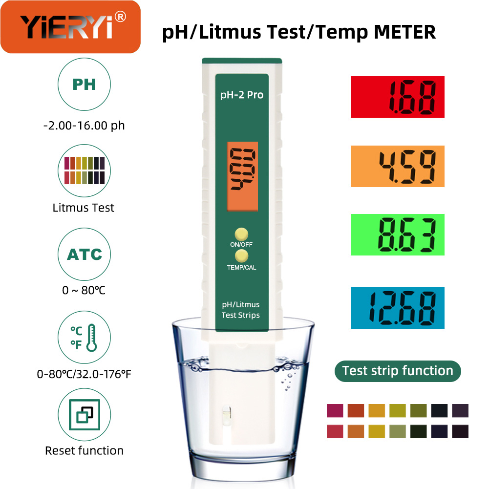 Medidor de PH Digital Yieryi c - Ph Meter Digital Water Tester reseña y precio