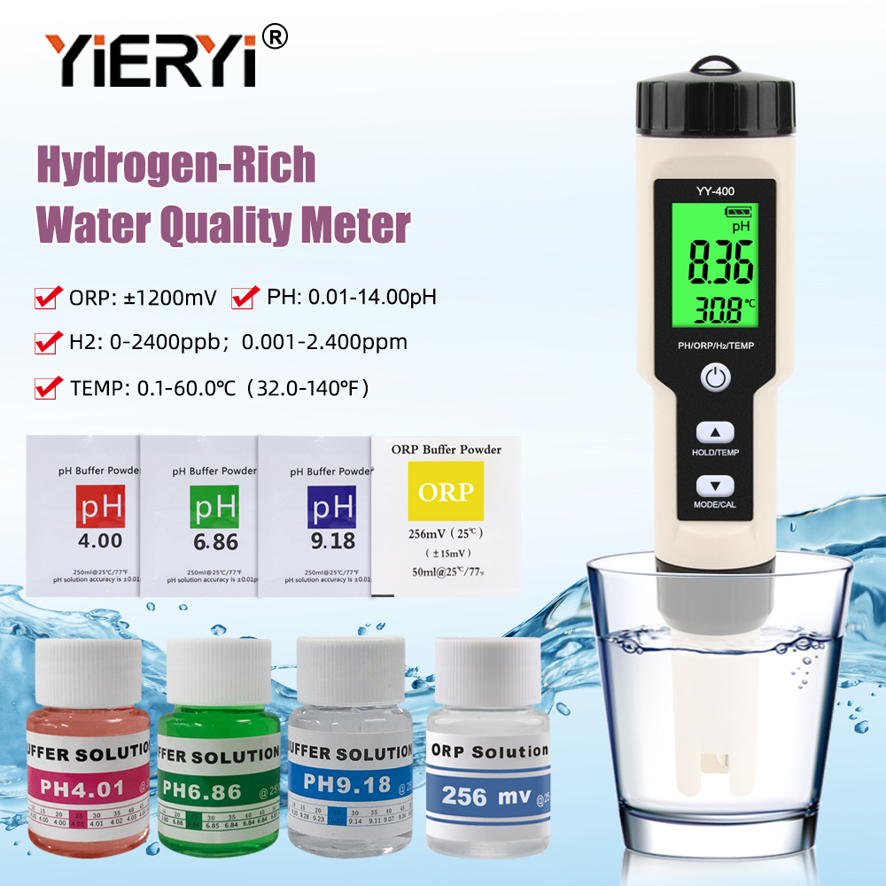 Medidor digital 4 en 1 Yieryi  - Ph Meter Digital Water Tester reseña y precio