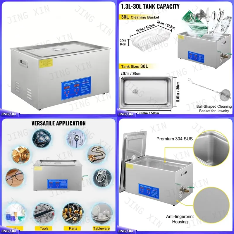 Limpiador Ultrasónico Digital  - Ultrasonic Cleaner 30L Industrial reseña y precio