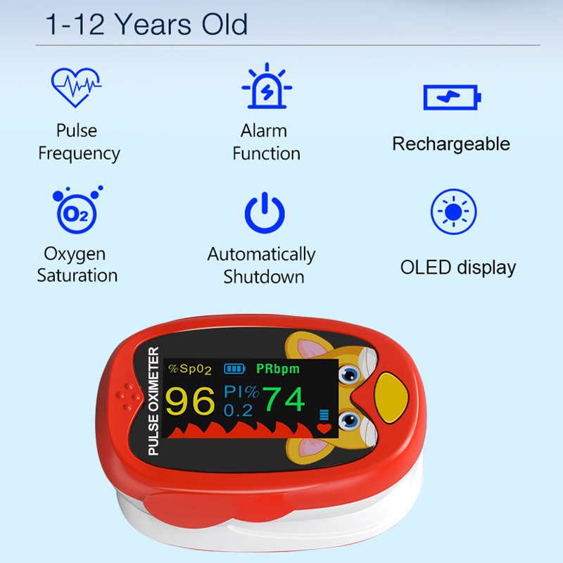 Oxímetro de Pulso Recargable,  - Pulse Oximeter Fingertip Rechargeable reseña y precio