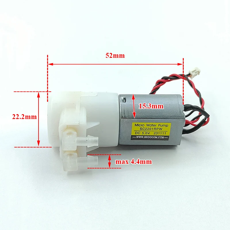 SKOOCOM SC2201RPM Mini 130 bom - Mini Peristaltic Pump 12V reseña y precio