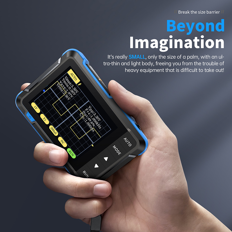 FNIRSI DSO152 Mini osciloscopi - Fnirsi Digital Oscilloscope Handheld reseña y precio