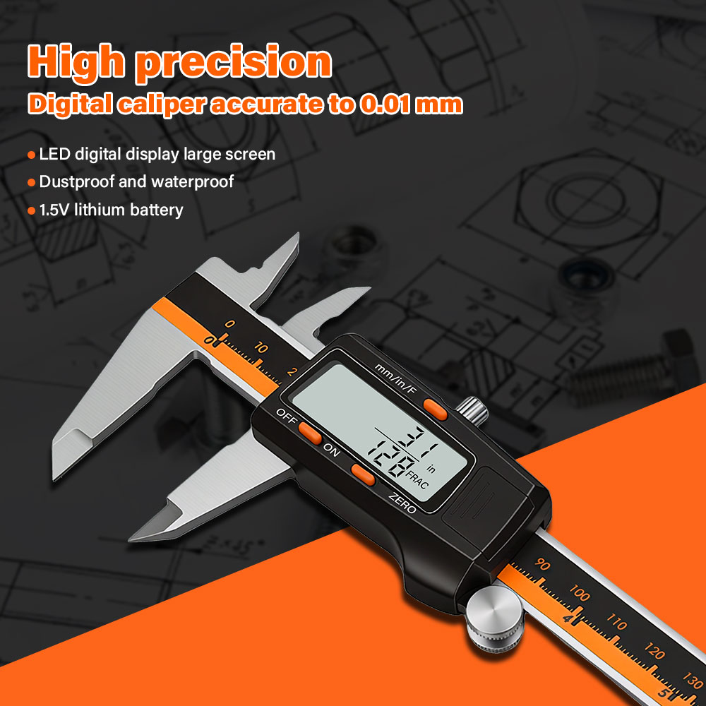 Calibrador Digital de Acero In - Digital Caliper 150Mm Stainless Steel reseña y precio