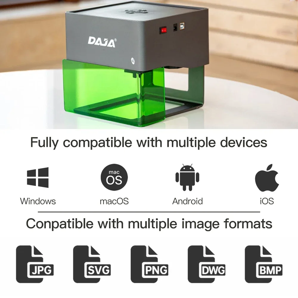 Grabador láser DAJA CNC DIY DJ - Fiber Laser Marking Machine 30W reseña y precio