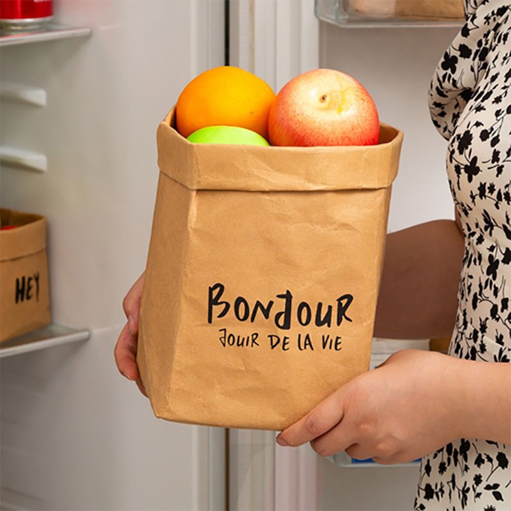Bolsa de Papel Kraft Reutiliza - Packaging reseña y precio