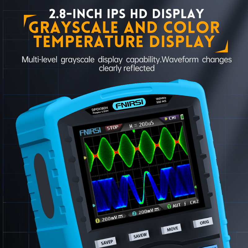 Osciloscopio Digital Portátil  - Fnirsi Digital Oscilloscope Handheld reseña y precio