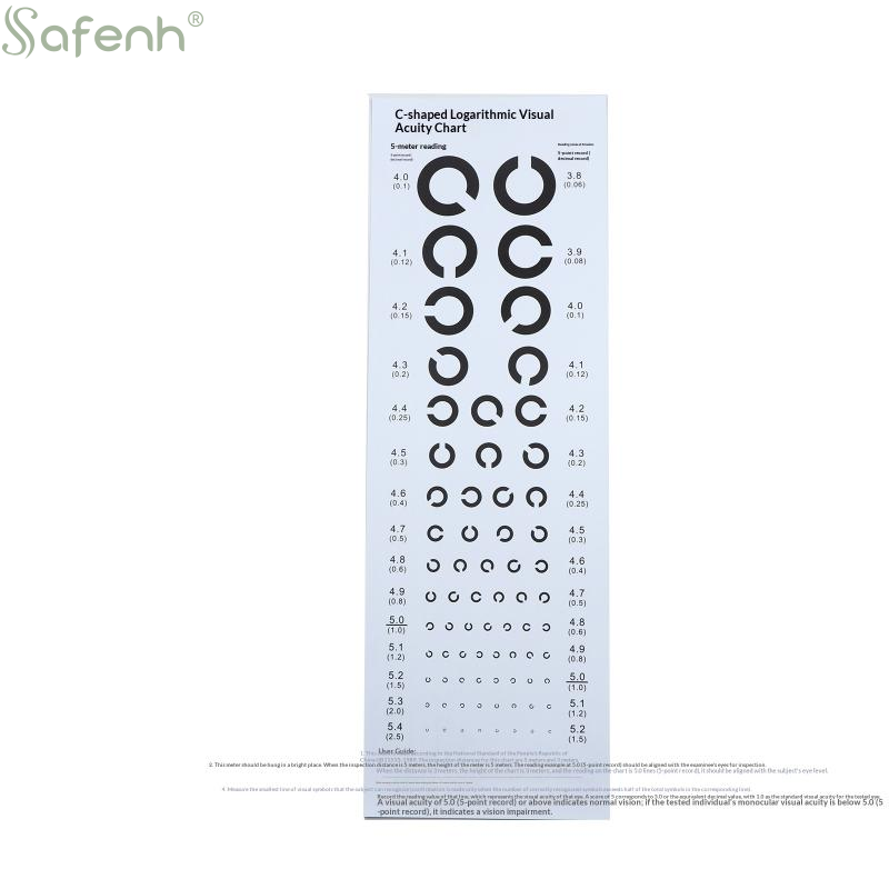 Tarjetas de Prueba de Visión d - Medical Supplies reseña y precio