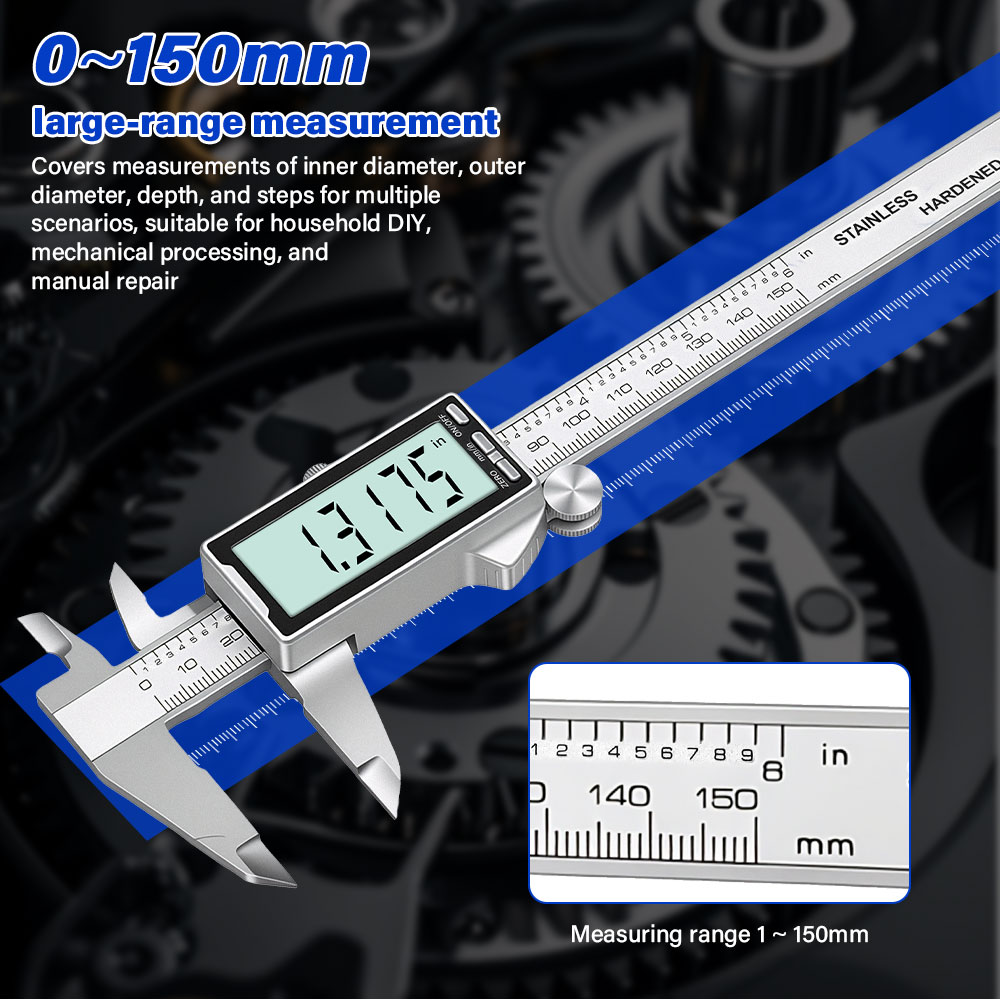 Nuevo Paquímetro Digital de Ac - Digital Caliper 150Mm Stainless Steel reseña y precio