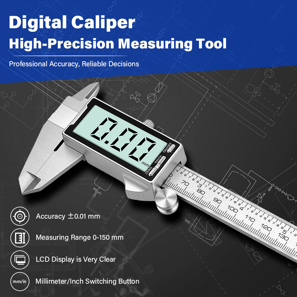 Nuevo Paquímetro Digital de Ac - Digital Caliper 150Mm Stainless Steel reseña y precio
