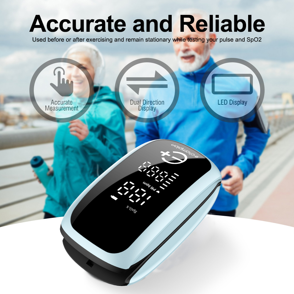 Correa oxímetro médico recarga - Pulse Oximeter Fingertip Rechargeable reseña y precio