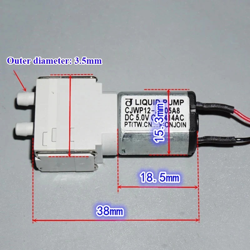 Bomba de agua de diafragma CON - Mini Peristaltic Pump 12V reseña y precio