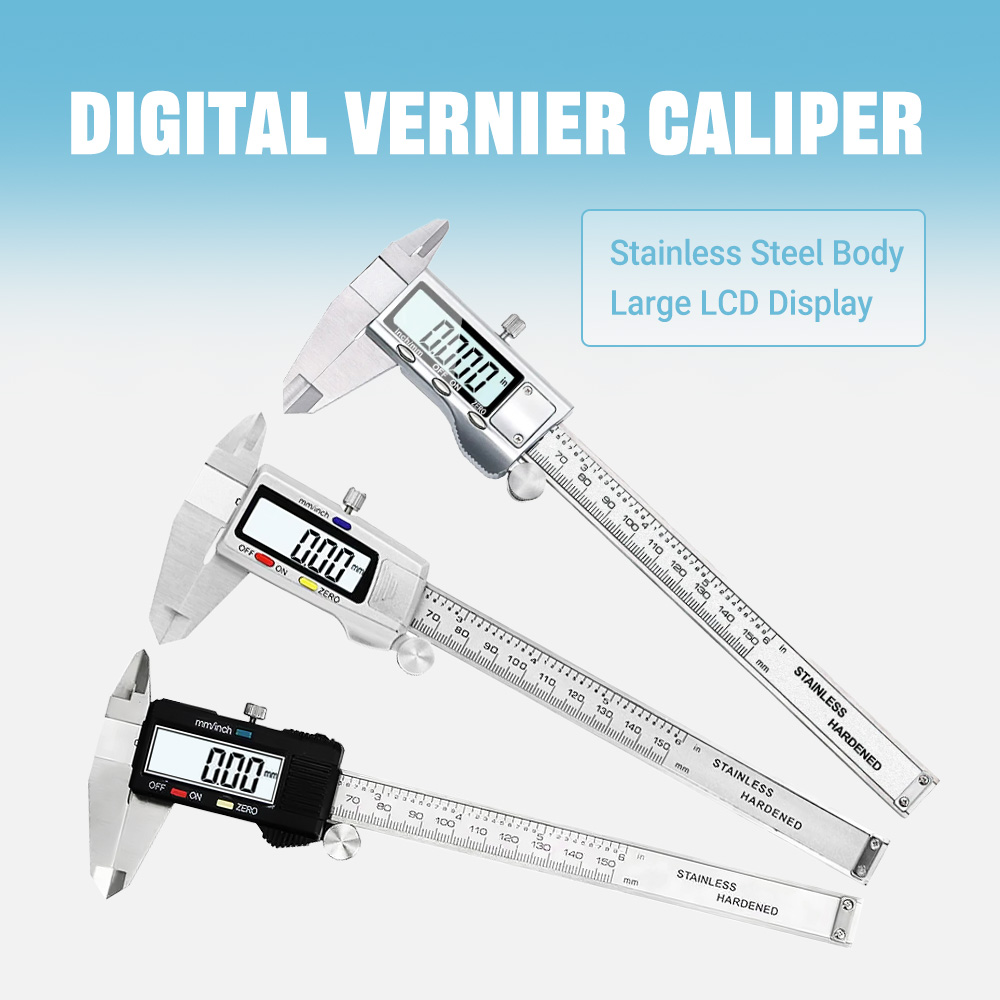 Calibrador Vernier Electrónico - Digital Caliper 150Mm Stainless Steel reseña y precio