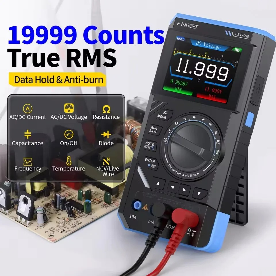 Multímetro Digital 3 en 1 DST2 - Fnirsi Digital Oscilloscope Handheld reseña y precio